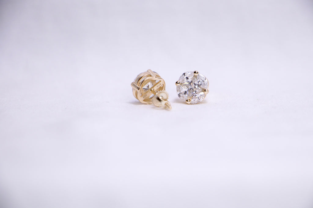 Marquise Cluster Studs