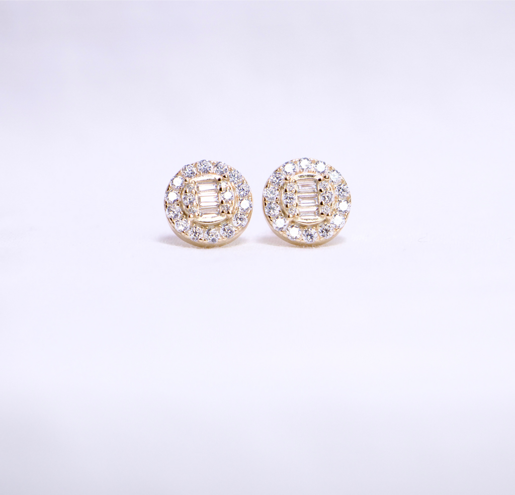 Heirloom Halo Studs