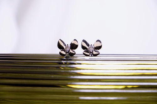 Butterfly Sterling Stud Earrings