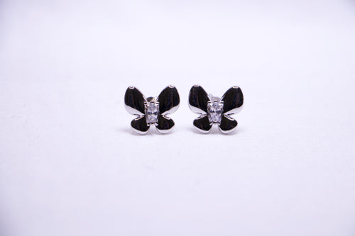 Butterfly Sterling Stud Earrings